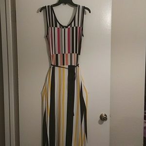 Long striped dress brand new never worn